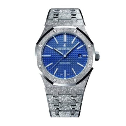 Audemars Piguet Royal Oak Frosted Gold Blue Dial Automatic 67653BC.GG.1263BC.02 Replica