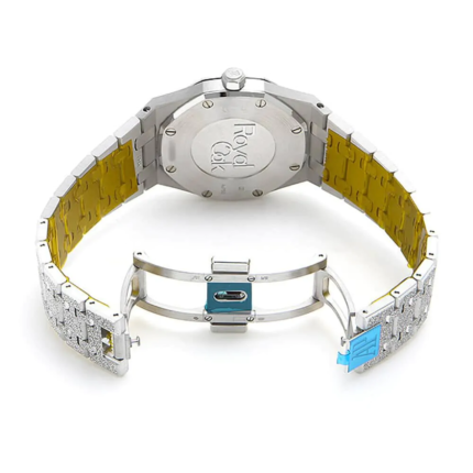 Audemars Piguet Royal Oak Frosted Gold Blue Dial Automatic 67653BC.GG.1263BC.02 Replica
