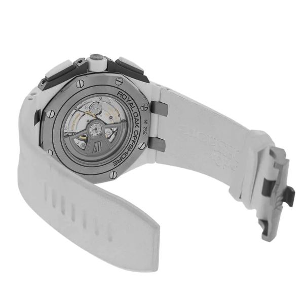 Audemars Piguet Royal Oak Offshore Novelty Chronograph White Ceramic Dial 26402CB.OO.A010CA.01 Replica