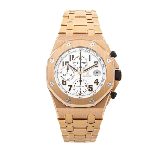 Audemars Piguet Royal Oak Offshore Rose Gold White Dial 26170OR.OO.1000OR.01