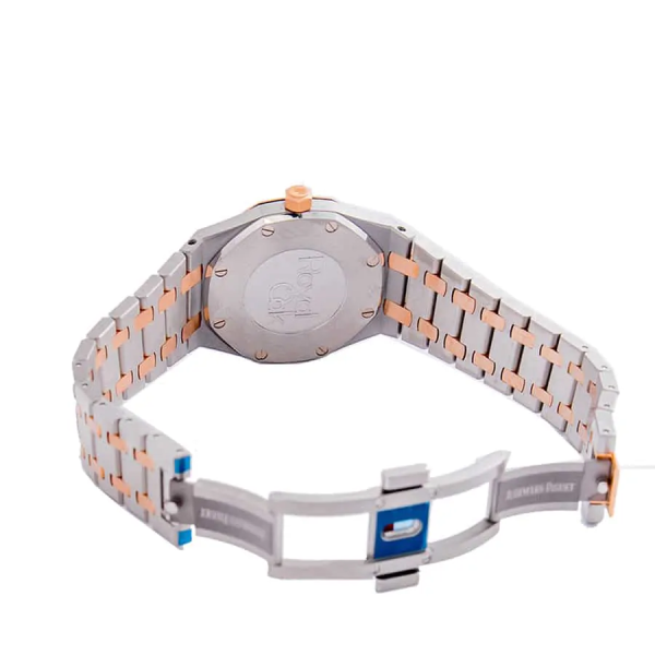 Audemars Piguet Royal Oak Quartz Ladies Rose Gold/Steel Silver Index Diamond Bezel 67651SR.ZZ.1261SR.01 Replica