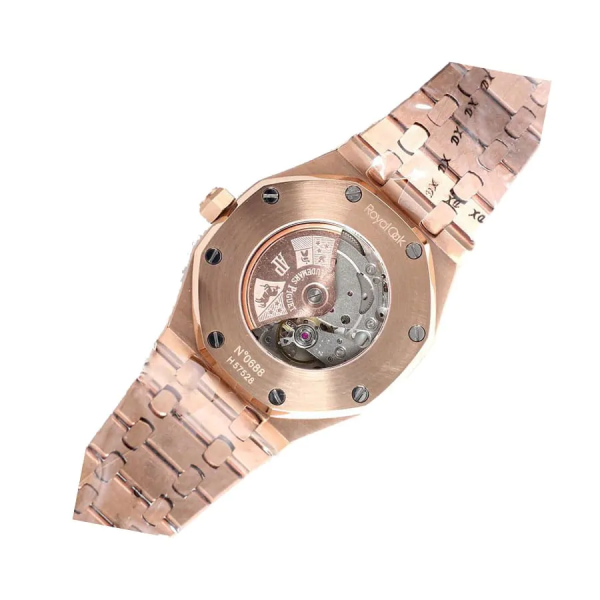 Audemars Piguet Royal Oak Selfwinding AP160SF296 Rose Gold Iced Out