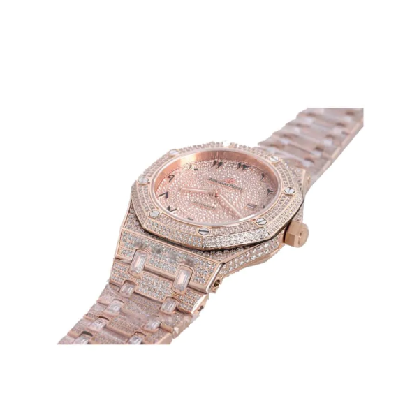 Audemars Piguet Royal Oak Selfwinding AP160SF296 Rose Gold Iced Out