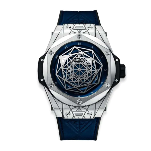 Hublot Big Bang Sang Bleu Titanium Blue Watch 415.NX.7179.VR.MXM18 Replica