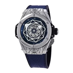 Hublot Big Bang Sang Bleu Titanium Blue Watch 415.NX.7179.VR.MXM18 Replica