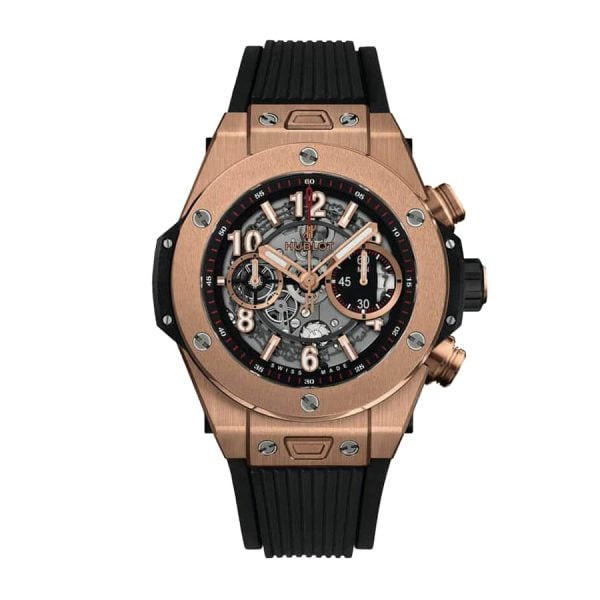 Hublot Big Bang Unico King Gold Flyback Chronograph Skeleton 441.OX.1180.RX Skeleton