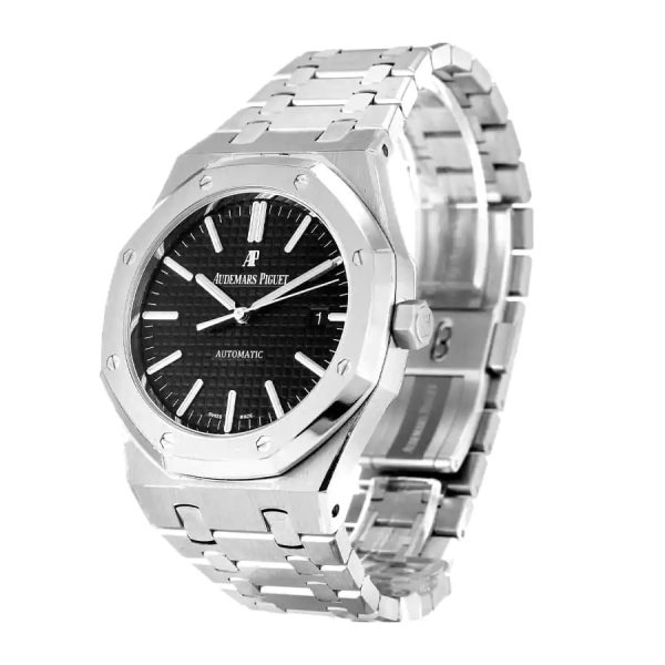 AP Royal Oak Jumbo Black Dial 15400ST.OO.1220ST.01