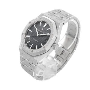 Audemars Piguet Royal Oak Frosted Gold Dark Grey Dial Automatic 67653BC.GG.1263BC.02 Replica