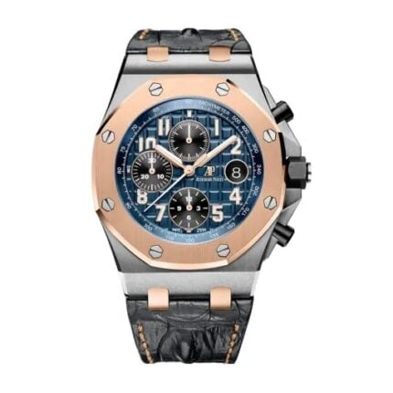 Audemars Piguet Royal Oak Offshore Rose Gold Blue 26471SR.OO.D101CR.01 Replica