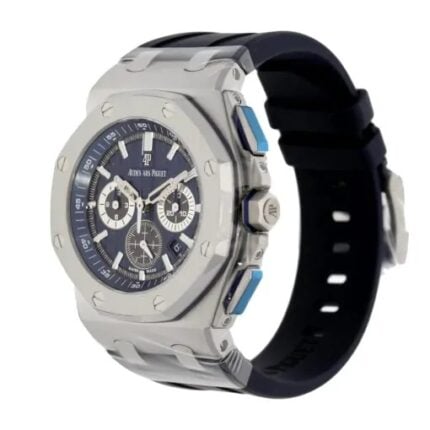 Audemars Piguet Royal Oak Offshore Novelty Chronograph Platinum Blue 26480TI.OO.A027CA.01 Replica