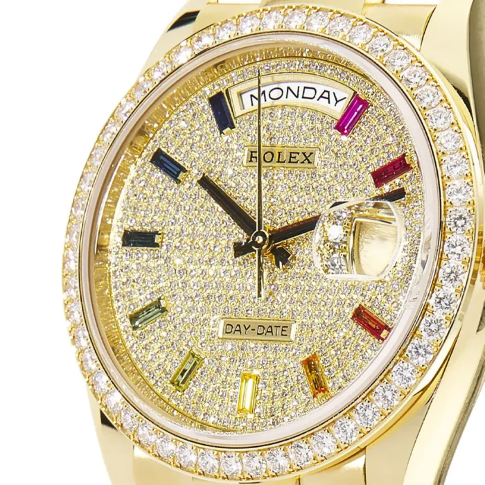 Rolex Day-Date 128348RBR-0030 Diamond Replica