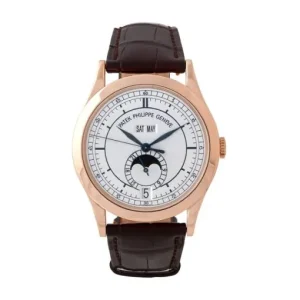 patek-philippe-complications-rose-gold-leather-replica-watch