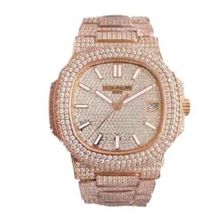 patek-philippe-rose-gold-diamond-replica-watch