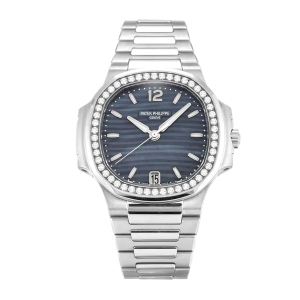patek-philippe-nautilus-steel-diamond-blue-dial-replica-watch
