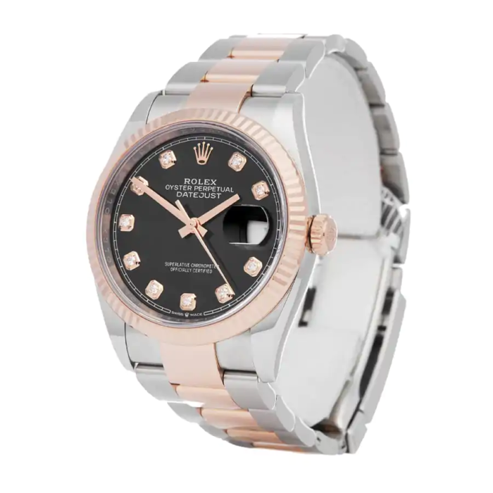 Rolex Datejust Everose Diamond Dial Oyster Replica