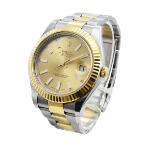 Rolex Datejust 126333 Steel & Yellow Gold Champagne Dial Oyster Replica