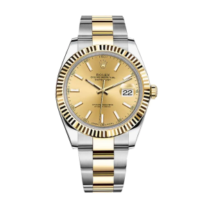 Rolex Datejust 126333 Steel & Yellow Gold Champagne Dial Oyster Replica