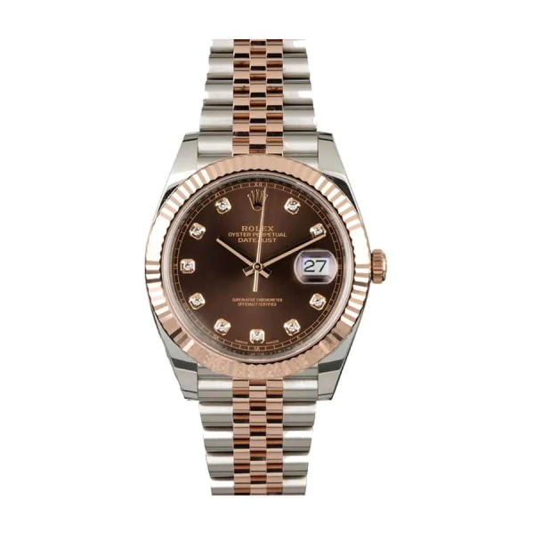 Rolex Datejust II 126331 Rose Gold Diamınd Dial Replica