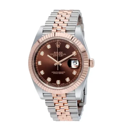 Rolex Datejust II 126331 Rose Gold Diamınd Dial Replica