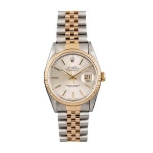 Rolex Datejust 16233 White Stick Dial Replica