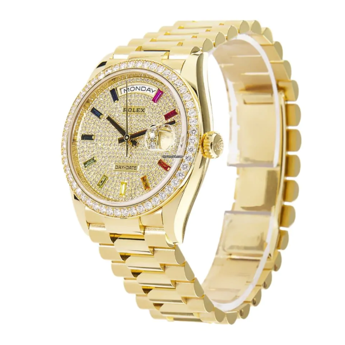 Rolex Day-Date 128348RBR-0030 Diamond Replica
