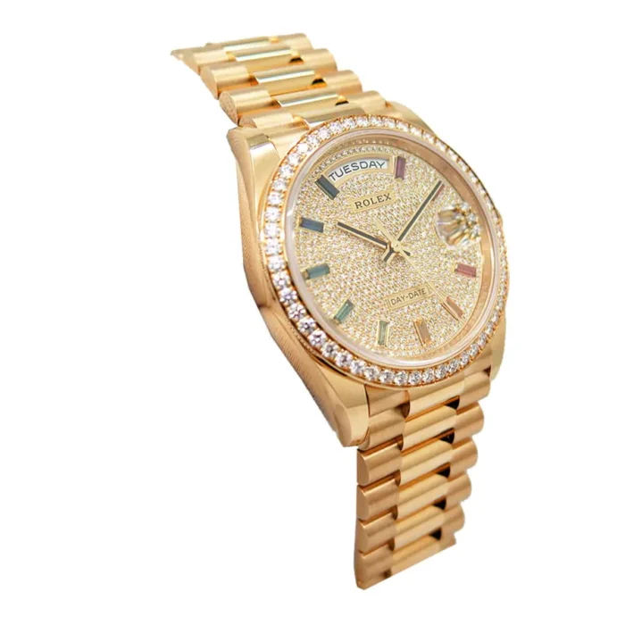 Rolex Day-Date 128348RBR-0030 Diamond Replica
