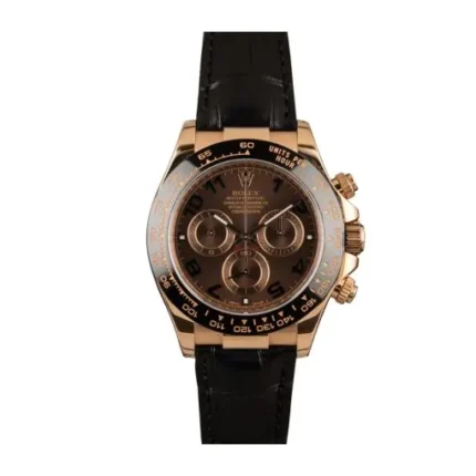 Rolex Daytona 116515LNBR Rose Gold Black Replica
