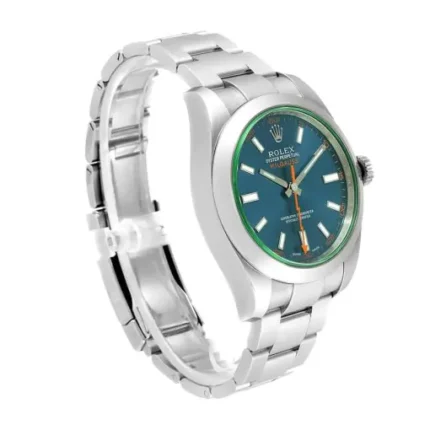 Rolex Milgauss Dial Green 116400GV Crystal Replica