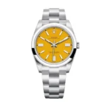 Rolex Oyster Perpetual 124300 Yellow Dial Replica