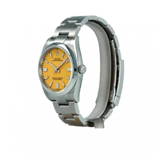 Rolex Oyster Perpetual 124300 Yellow Dial Replica