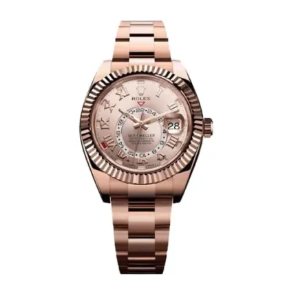 Rolex Sky-Dweller 326935 Everose Gold Sundust Replica