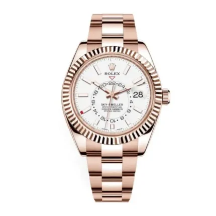 Rolex Sky-Dweller 326935 Rose-Gold White Replica
