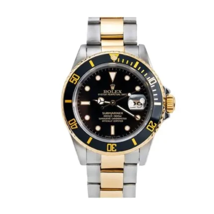 Rolex Submariner 16613LN Two-Tone Black Replica